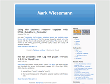 Tablet Screenshot of markwiesemann.eu